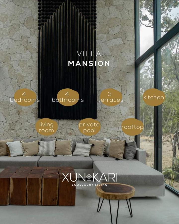 Villa Xuncari En El Corazon De La Selva Тулум Екстериор снимка